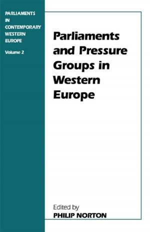 Cover of the book Parliaments and Pressure Groups in Western Europe by Andrea Immel, Michael Witmore