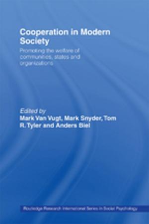 Cover of the book Cooperation in Modern Society by Mark Doel, Steven M. Shardlow