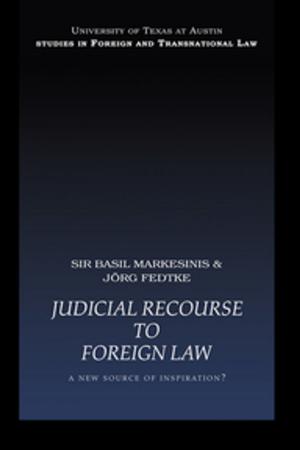 Cover of the book Judicial Recourse to Foreign Law by 