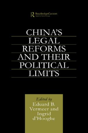 Cover of the book China's Legal Reforms and Their Political Limits by William Lamont