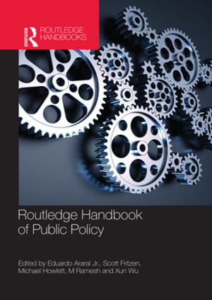 Cover of the book Routledge Handbook of Public Policy by Carl J. Bauer
