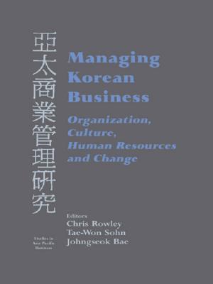 Cover of the book Managing Korean Business by Adolph Lowe
