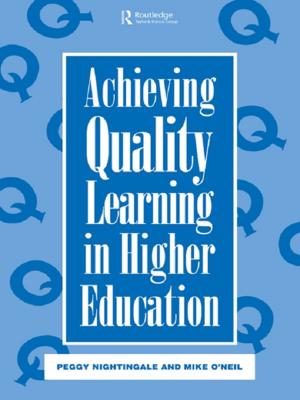 bigCover of the book Achieving Quality Learning in Higher Education by 