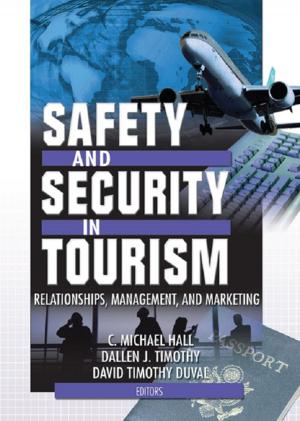 Book cover of Safety and Security in Tourism