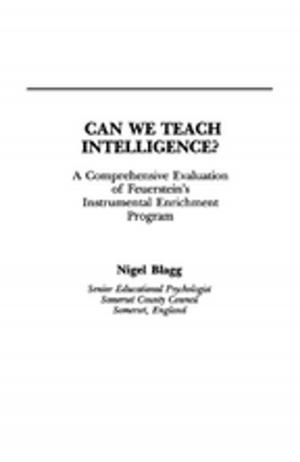 Cover of the book Can We Teach Intelligence? by Cherrie Jiuhua Zhu