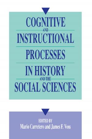 Cover of the book Cognitive and Instructional Processes in History and the Social Sciences by 