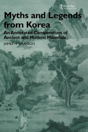 Book cover of Myths and Legends from Korea