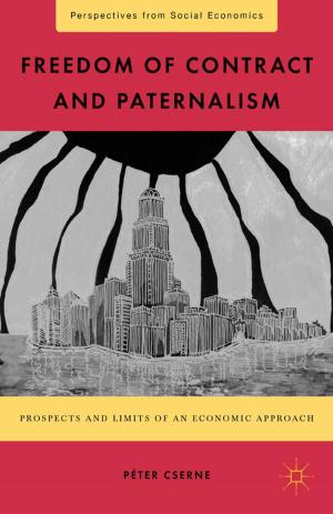 Book cover of Freedom of Contract and Paternalism