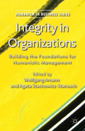 Cover of the book Integrity in Organizations by Yu-Min Joo, Yooil Bae, Eva Kassens-Noor
