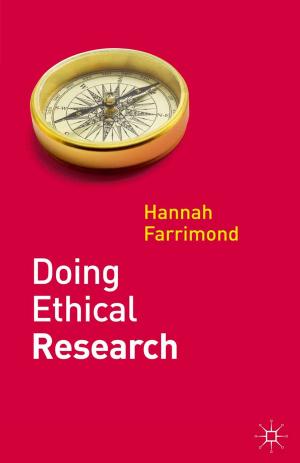 Cover of the book Doing Ethical Research by Sieglinde Gstöhl, Dirk De Bièvre