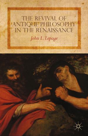 Cover of the book The Revival of Antique Philosophy in the Renaissance by S. Sasson