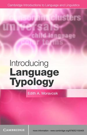 Cover of the book Introducing Language Typology by Jean Bou