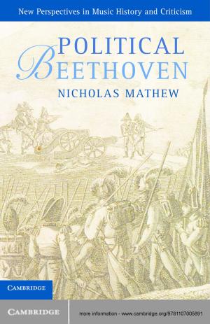 Cover of the book Political Beethoven by Martin Dimitrov