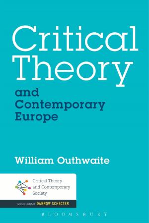 Cover of the book Critical Theory and Contemporary Europe by Susan Cohen