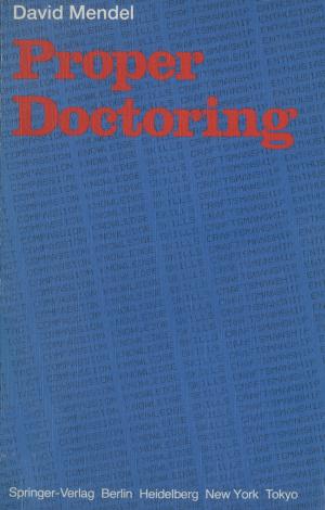 Cover of the book Proper Doctoring by Sandra L. Furterer