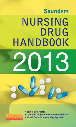 Book cover of Saunders Nursing Drug Handbook 2013