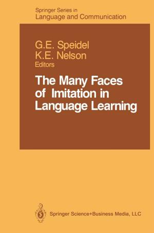 Cover of the book The Many Faces of Imitation in Language Learning by A.K. David, T.A.Jr. Johnson, D.M. Phillips, J.E. Scherger