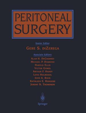 Cover of the book Peritoneal Surgery by 