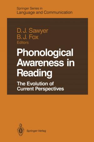 Cover of the book Phonological Awareness in Reading by 