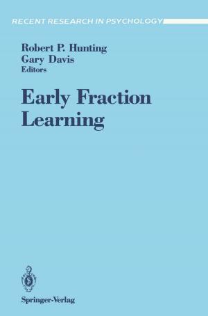 Cover of the book Early Fraction Learning by 