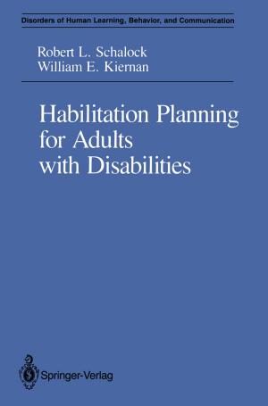 Cover of the book Habilitation Planning for Adults with Disabilities by Francis A. Gunther, Jane Davies Gunther