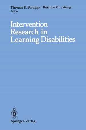 Cover of the book Intervention Research in Learning Disabilities by Dimitri Breda, Stefano Maset, Rossana Vermiglio