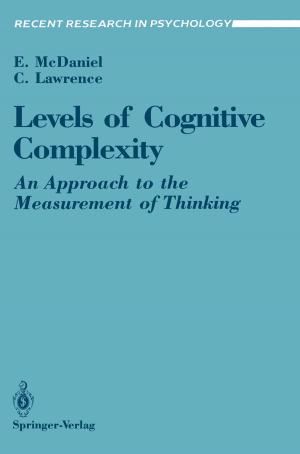 Cover of the book Levels of Cognitive Complexity by James Jaccard, Patricia Dittus