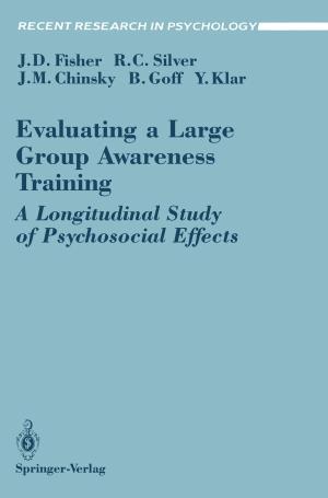 Cover of the book Evaluating a Large Group Awareness Training by Lester D. Taylor, H.S. Houthakker