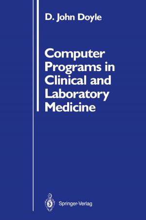 Cover of the book Computer Programs in Clinical and Laboratory Medicine by C.E. Prowse