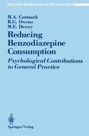 Book cover of Reducing Benzodiazepine Consumption