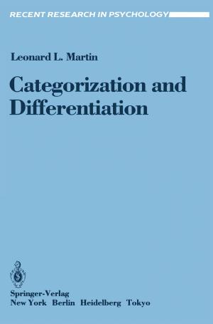 Cover of the book Categorization and Differentiation by Larry E. Davis, Rafael J. Engel