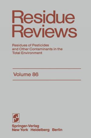 Cover of the book Residue Reviews by Mark J. Jackson, Michael P. Hitchiner