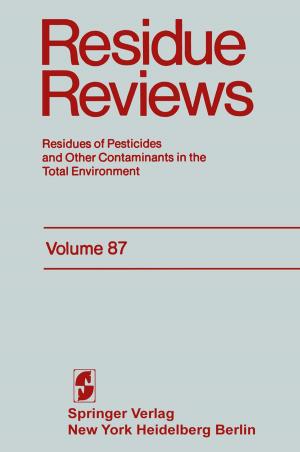 Cover of the book Residue Reviews by 