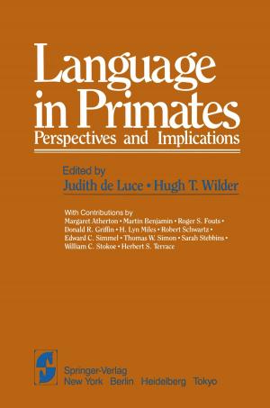 Cover of the book Language in Primates by Jack Martin, Jeff H. Sugarman, Sarah Hickinbottom