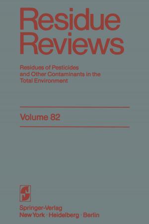 Cover of the book Residue Reviews by Joel Michael, William Cliff, Jenny McFarland, Harold Modell, Ann Wright