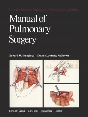 Cover of the book Manual of Pulmonary Surgery by Aidan Parte