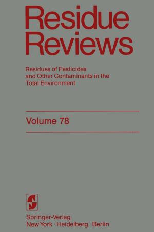 Cover of the book Residue Reviews by David W. McCandless