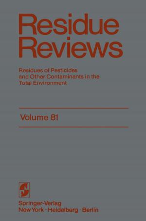 Cover of the book Residue Reviews by Ingo Mueller, Tommaso Ruggeri