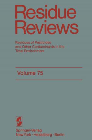 Cover of the book Residue Reviews by William A. Friedman, John M. Buatti, Francis J. Bova, William M. Mendenhall