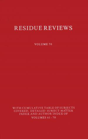 Cover of the book Residues of Pesticides and Other Contaminants in the Total Environment by John G. Brock-Utne, MD, PhD, FFA(SA)