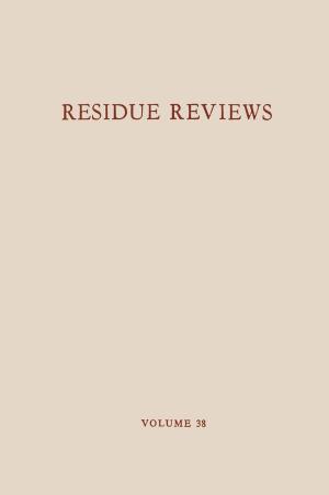 Cover of the book Residue Reviews / Rückstands-Berichte by Gerard O'Regan