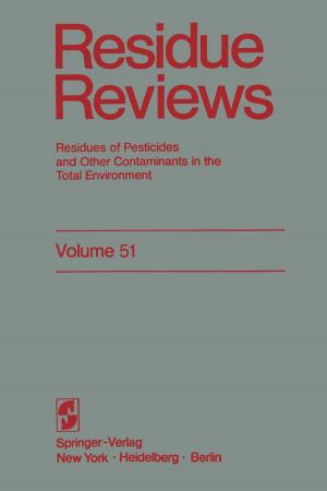 Cover of the book Residue Reviews by Andrew W. Artenstein