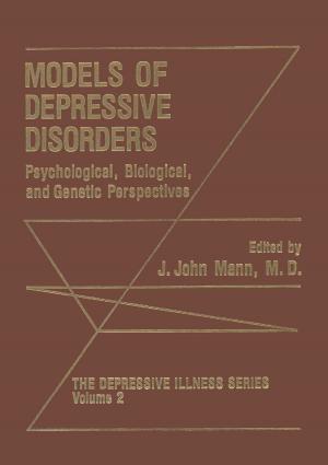 Cover of the book Models of Depressive Disorders by Gjalt de Jong, Bart Nooteboom