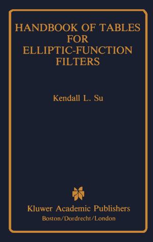 Cover of the book Handbook of Tables for Elliptic-Function Filters by 