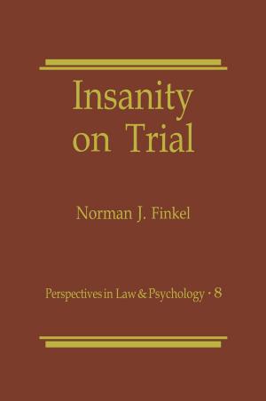 Cover of the book Insanity on Trial by Marc A. Schuckit