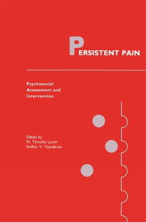 Cover of the book Persistent Pain by Jac. C. Heckelman, John C. Moorhouse, Robert M. Whaples