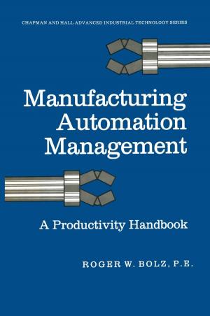 Cover of the book Manufacturing Automation Management by R.B. Brown, N.M. Gantz, R.A. Gleckman