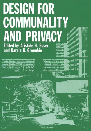 Cover of the book Design for Communality and Privacy by Fabrizio Lala