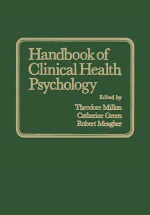 Cover of Handbook of Clinical Health Psychology