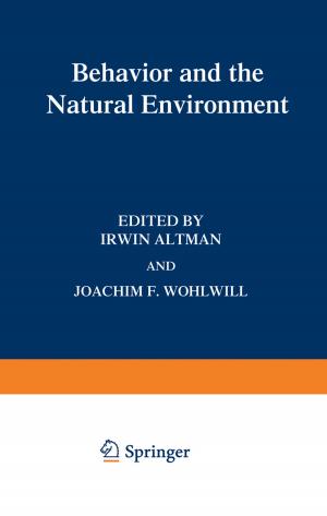 Cover of the book Behavior and the Natural Environment by Winston Kock